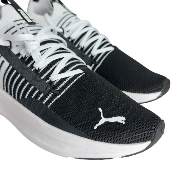 PUMA Softride Symmetry Fuzion Running Shoes Black White Mens Sizes 10.5, 11 - Picture 9 of 16